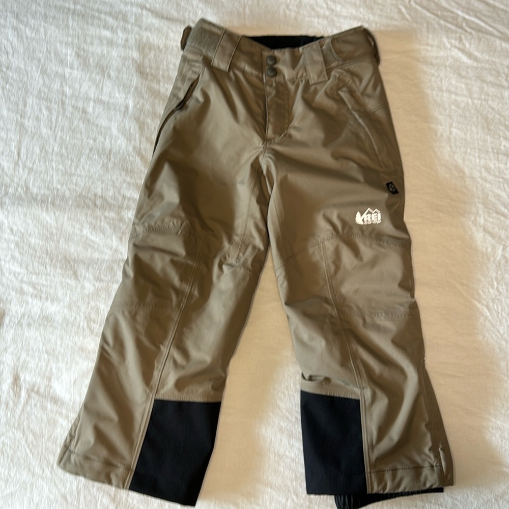 REI Kids Timber Mountain Snow Pants, Tan, XXS 4-5
